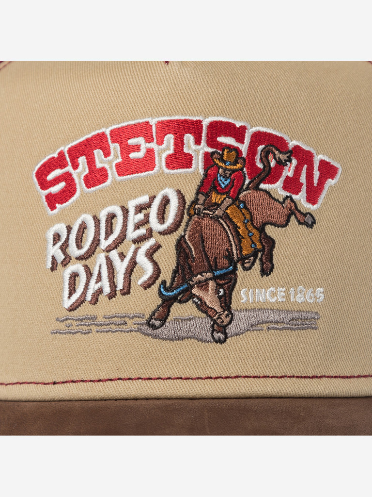 Бейсболка с сеточкой STETSON 7741107 TRUCKER CAP RODEO DAYS (бежевый)