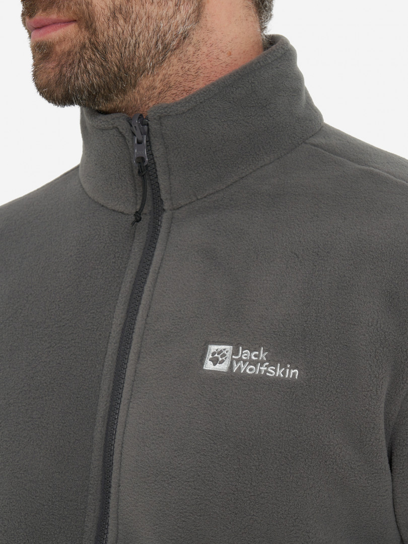 Джемпер флисовый мужской Jack Wolfskin Winterstein 30829150299 Серый, размер 48,54, 56,58,50, 52, фото 5