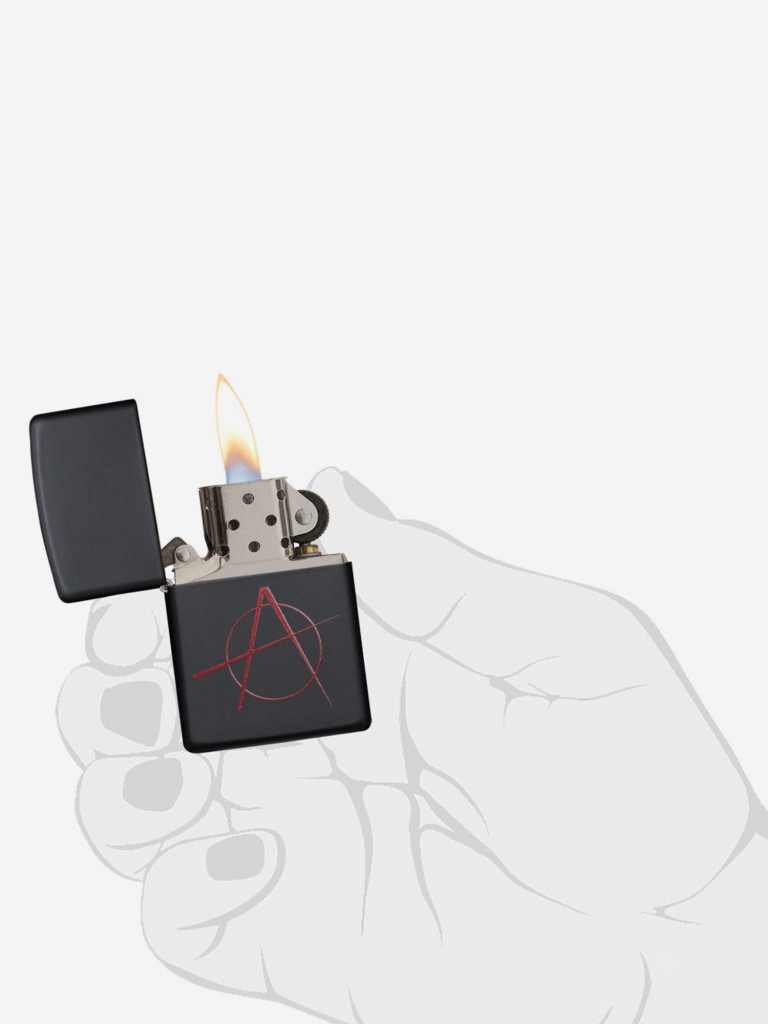 Зажигалка бензиновая ZIPPO 20842 Anarchy Symbol
