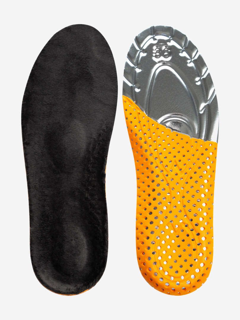 фото Стельки анатомические зимние woly sport warm footbed, черный