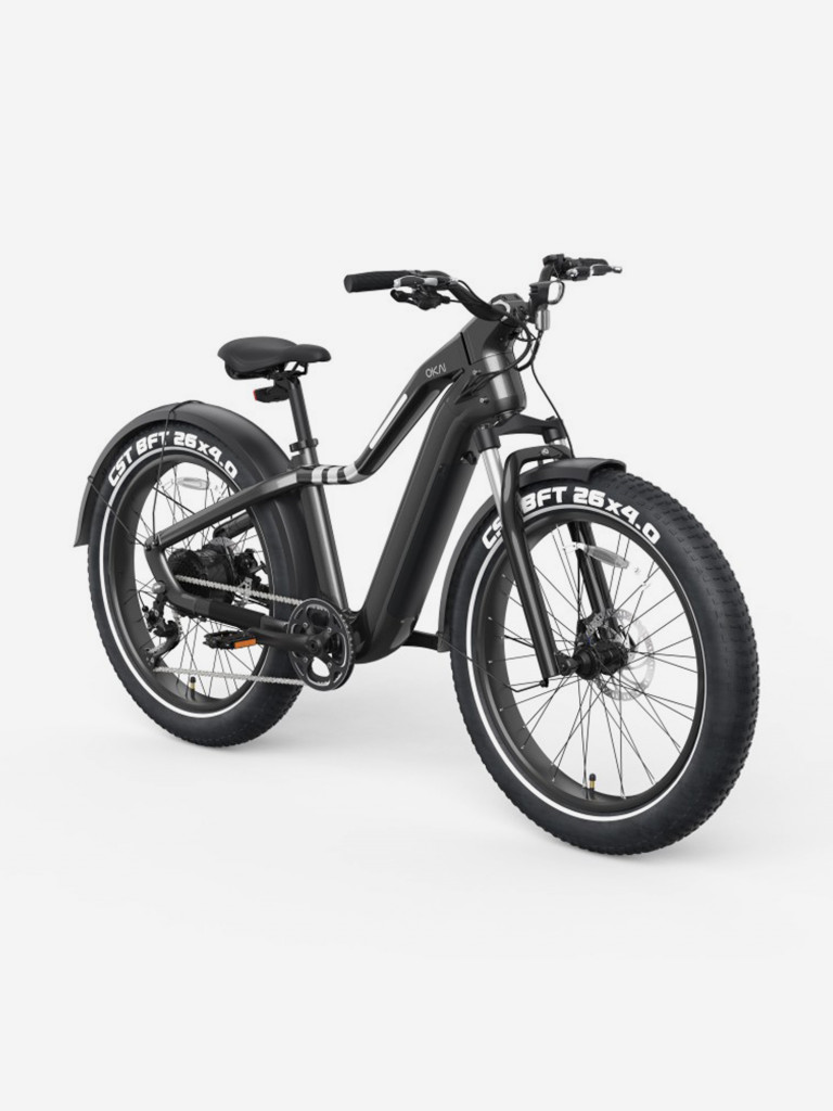 Электровелосипед на толстых шинах OKAI EB50 Ranger, 26"x4", 750W