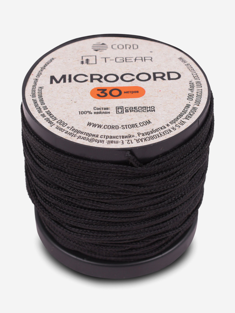Микрокорд T-Gear x CORD nylon катушка 30м (Black)