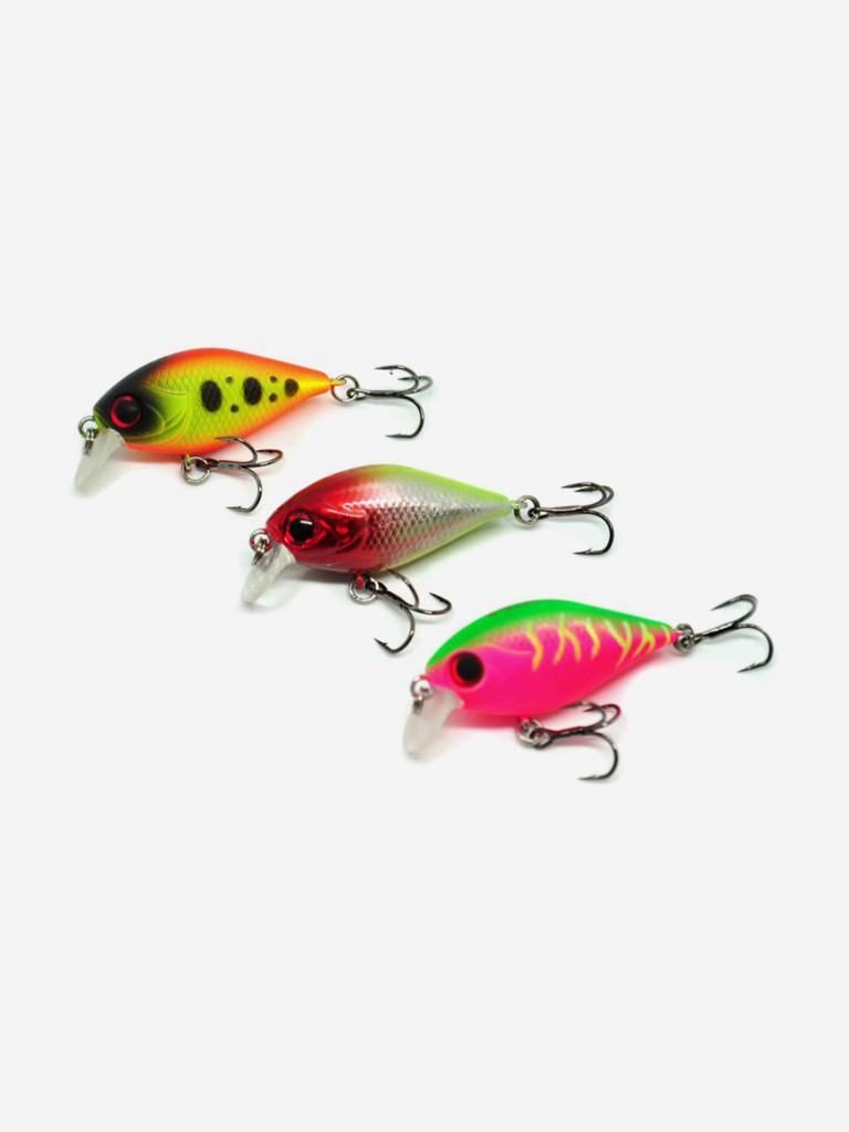 Набор воблеров для рыбалки Chubber 36F "3в1" крэнк плавающий