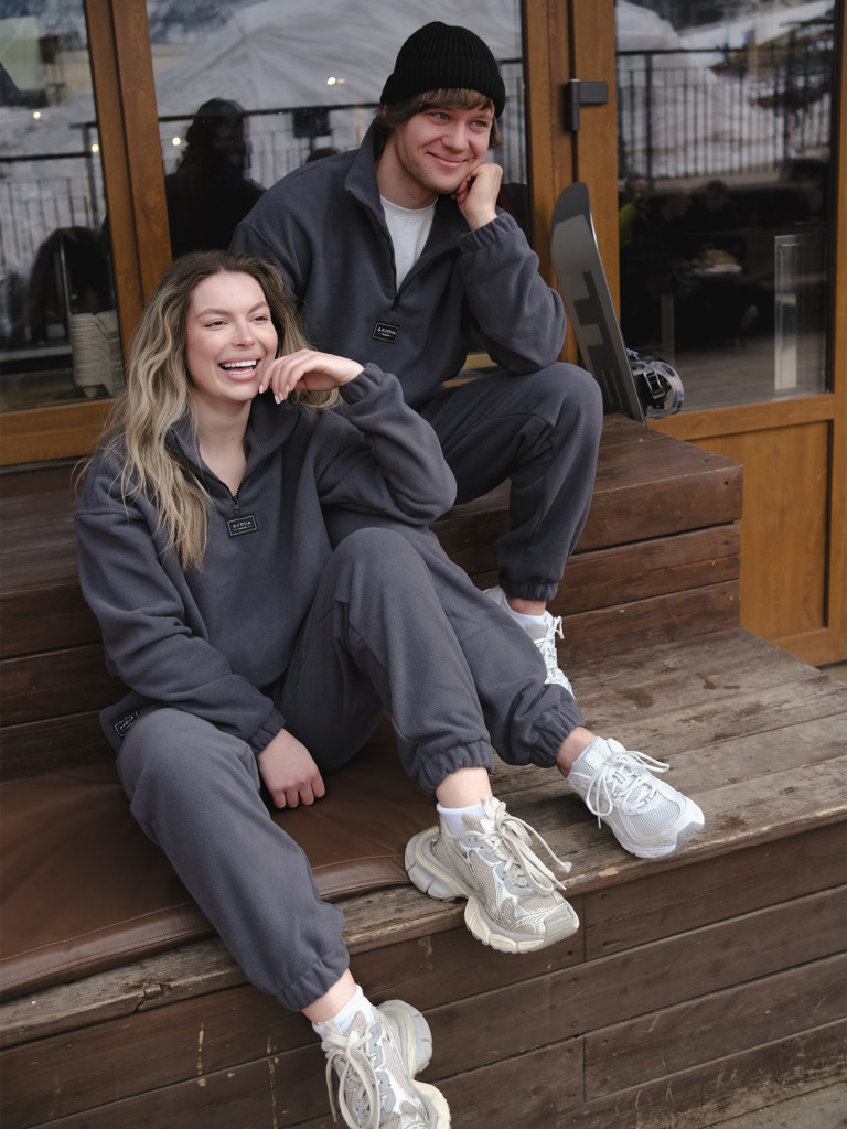Костюм флисовый женский XVOYA Comfy серый