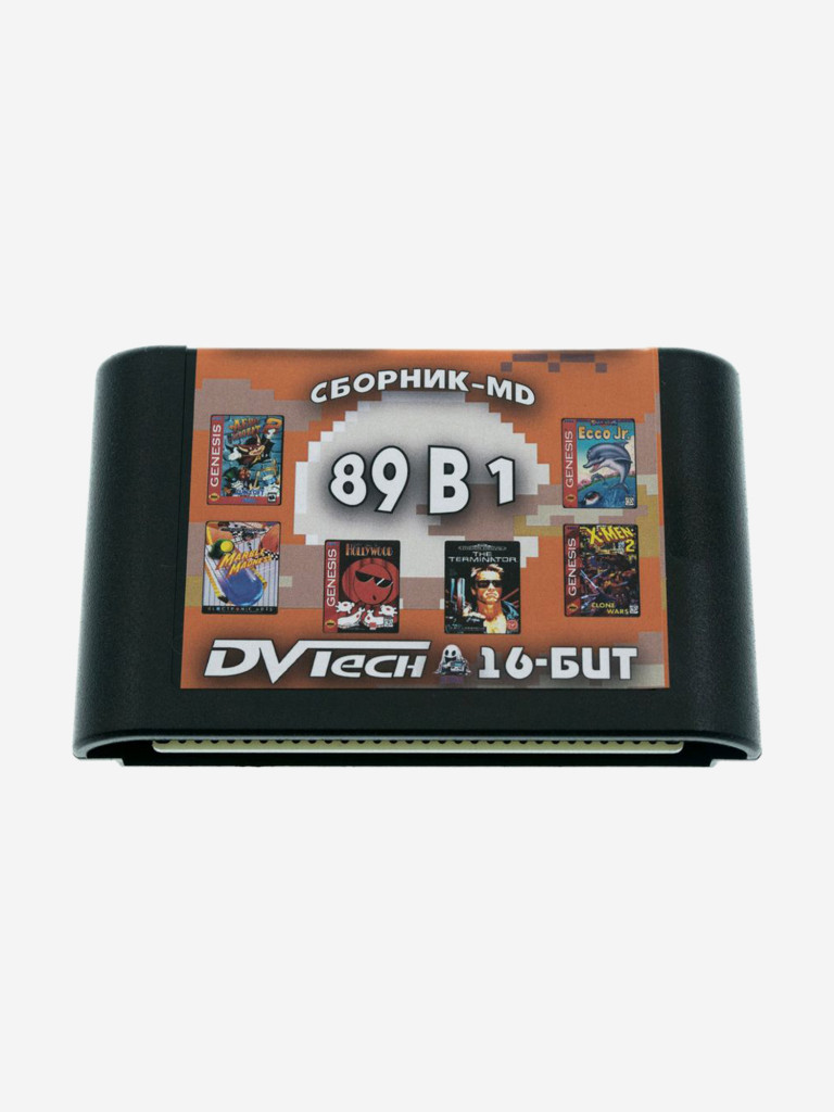 Картридж игровой DVTech Arcade 89 в 1