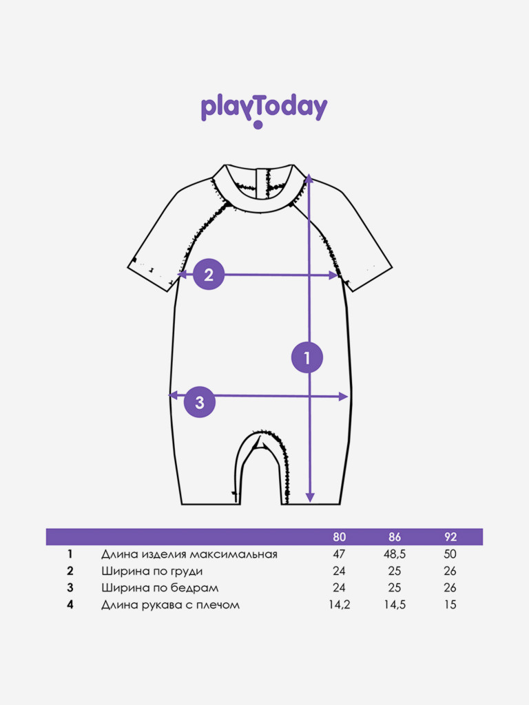 Комбинезон плавательный для мальчика PlayToday