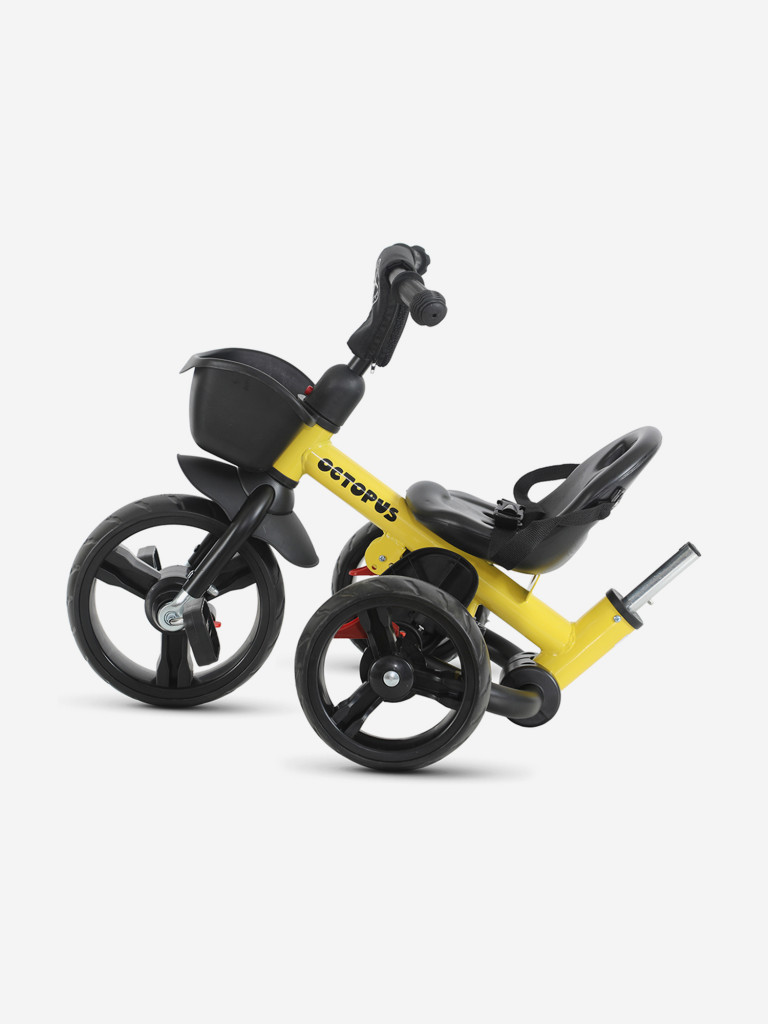 Велосипед детский трехколесный складной Maxiscoo Octopus желтый, 2026