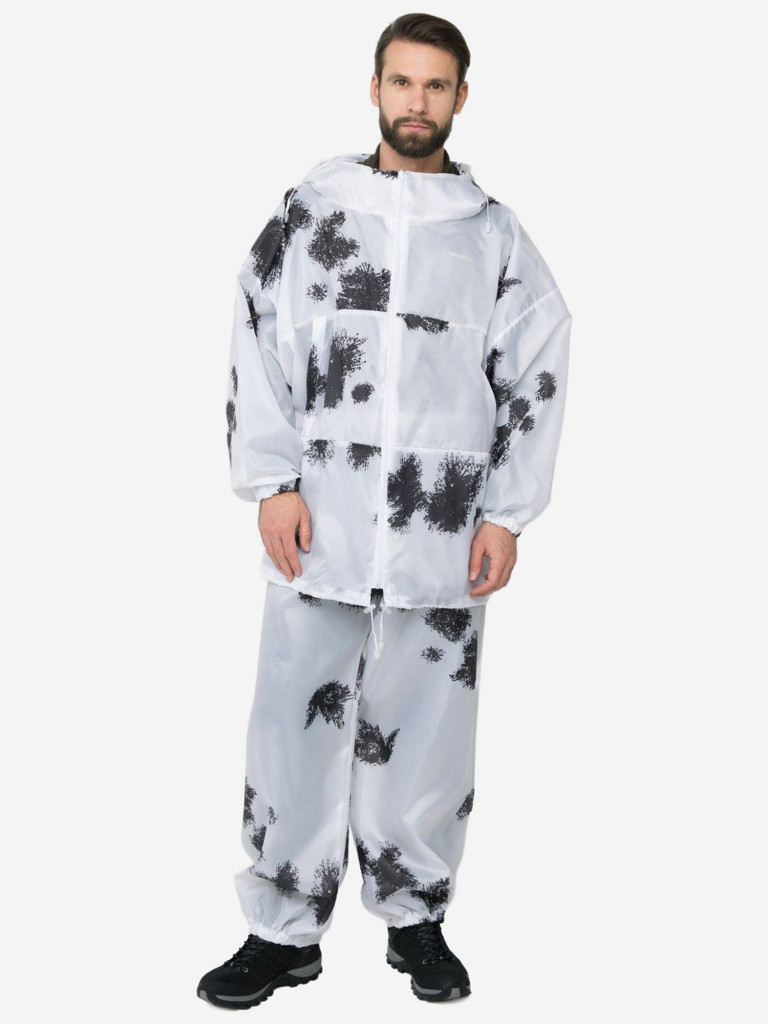 Костюм мужской на молнии Huntsman Метель маскировка Клякса Taffeta