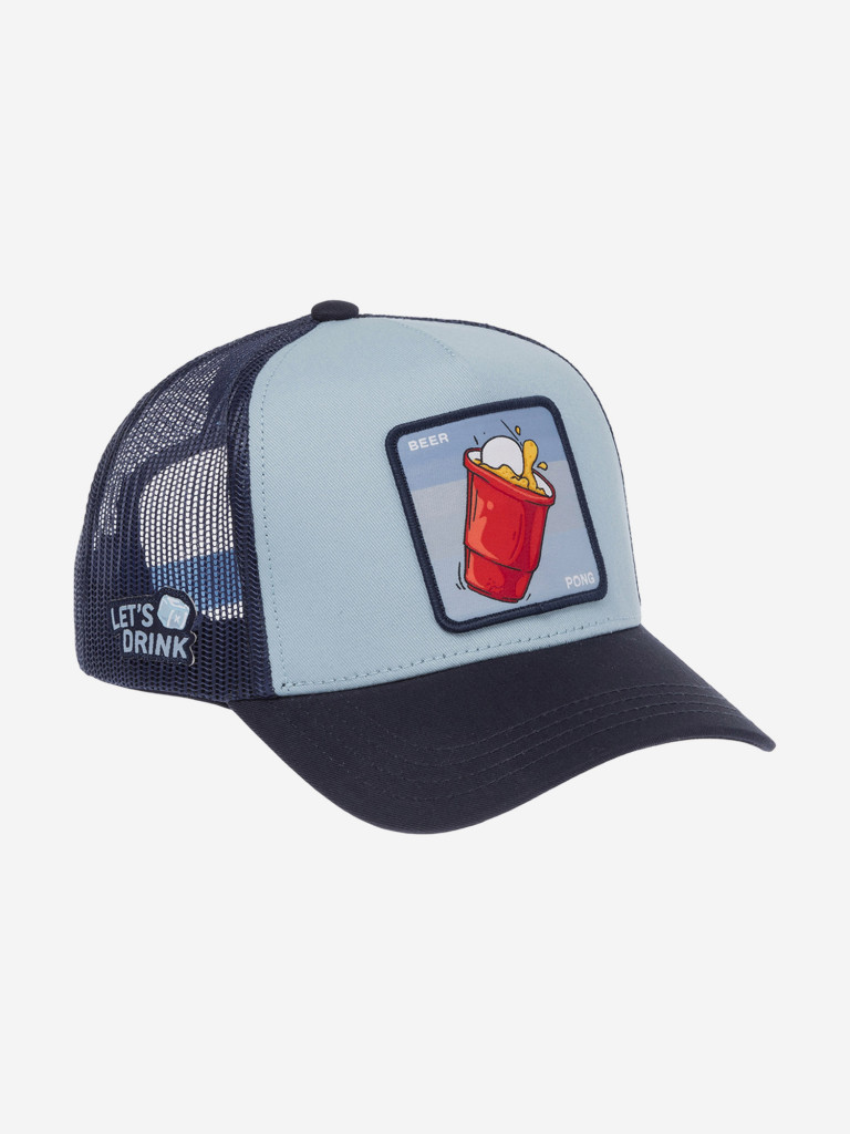 Бейсболка с сеточкой CAPSLAB CL/DRK03/1/CT/BEEB Premium Beer pong