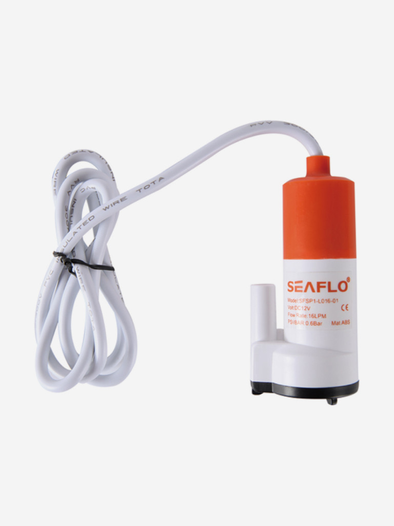 Водооткачивающая помпа SeaFlo погружная, 12V, 200 галлон/ч, погружная, диаметр патрубка 12 мм
