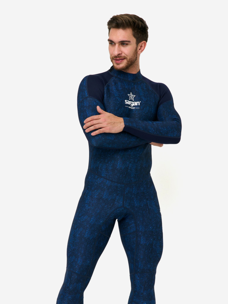 Гидрокостюм неопреновый длинный мужской 2мм SARGAN Sport