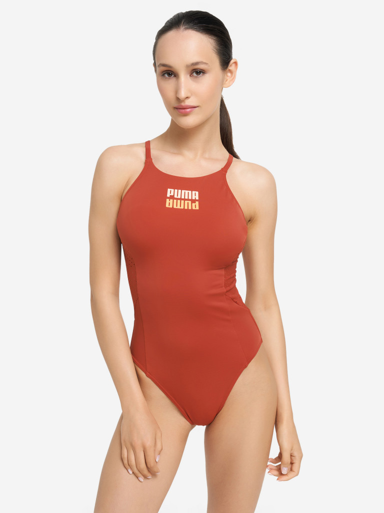 Купальник слитный женский PUMA High Neck