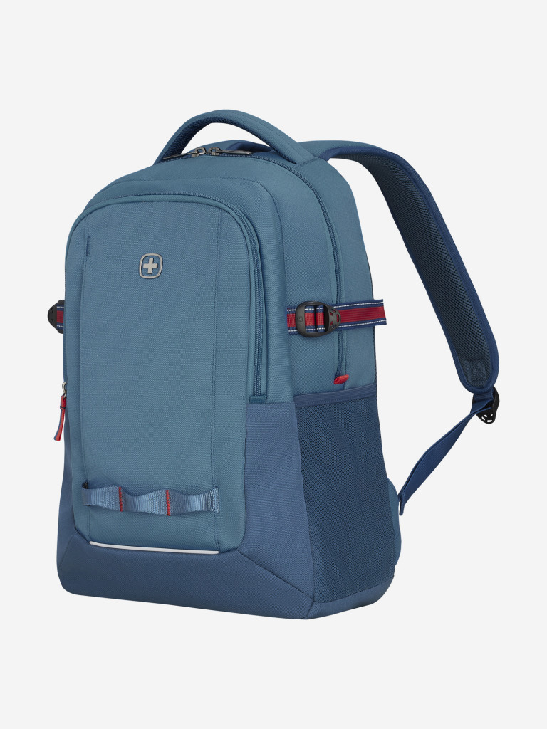 Рюкзак WENGER NEXT Ryde 16", синий/деним, переработанный ПЭТ/Полиэстер, 32х21х47 см, 26 л.