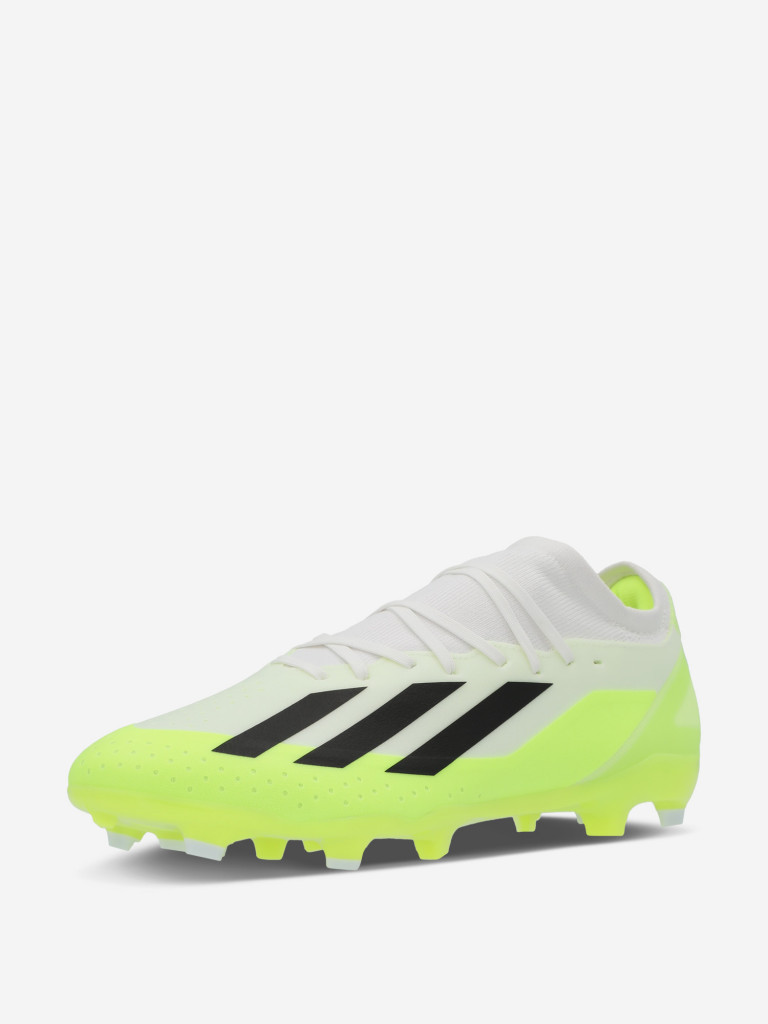 Футбольные бутсы adidas Predator Freak+FG с носком серые (без шнурков)