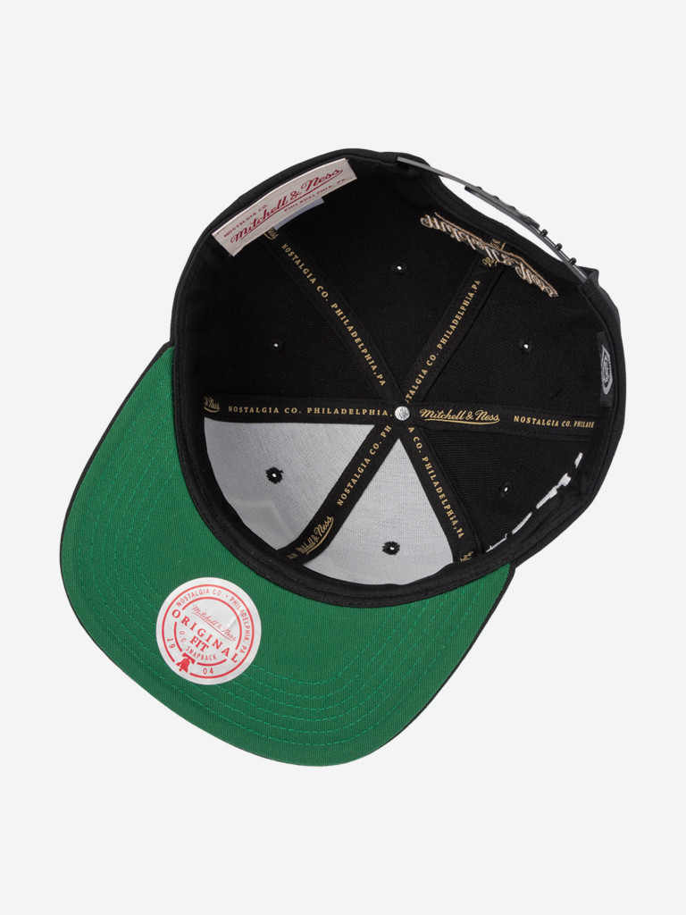 Бейсболка с прямым козырьком MITCHELL NESS HS10520-VGKBLCK Vegas Golden Knights NHL (черный)