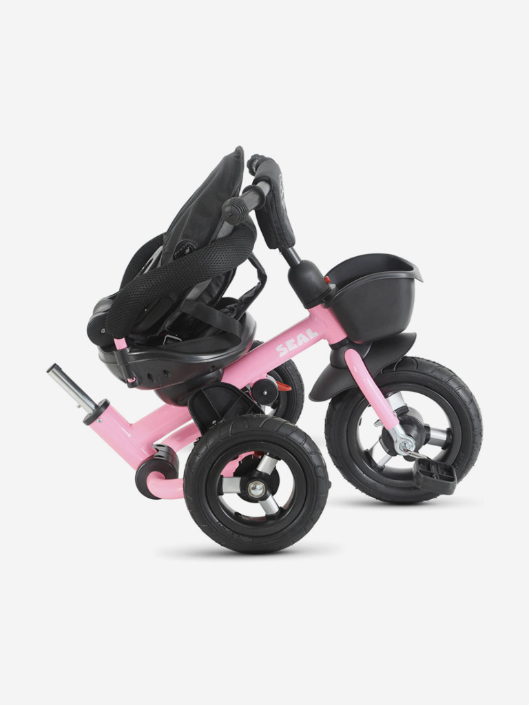 Велосипед детский трехколесный складной Maxiscoo Seal розовый, 2026