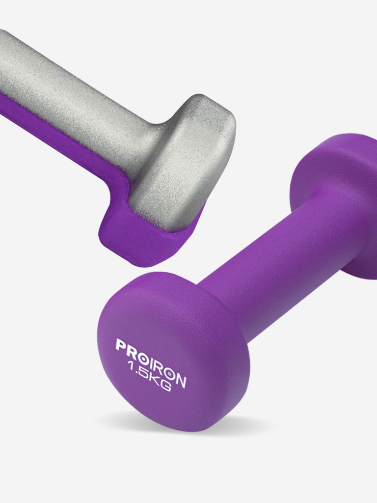 Гантели PROIRON неопреновые набор 2 шт, 1,5+1,5 кг