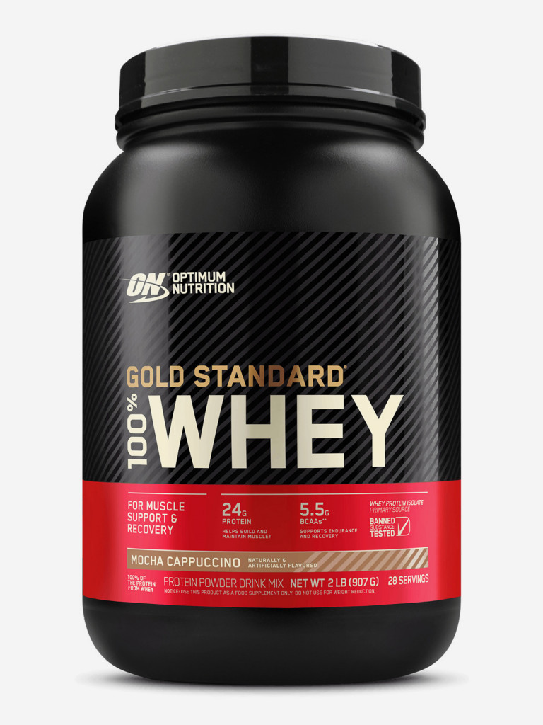 Протеин Optimum Nutrition Gold Standard Whey, 907 г, Мокко капучино