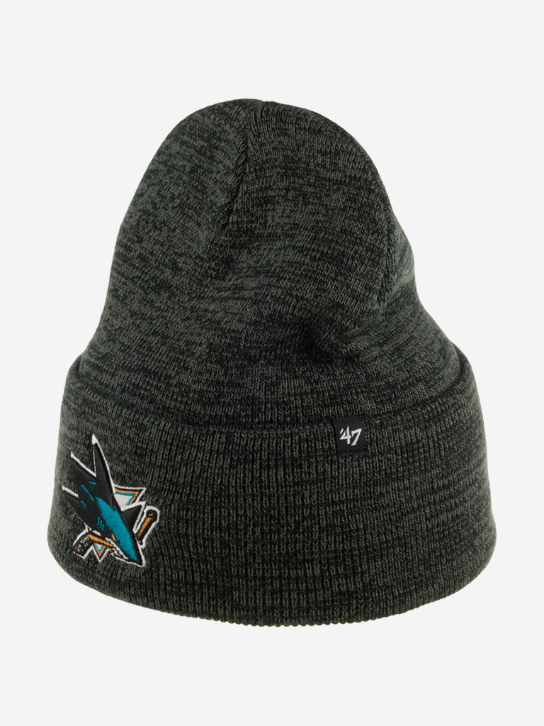 Шапка с отворотом 47 BRAND H-TBNCL22XXE-CC San Jose Sharks NHL (серый)