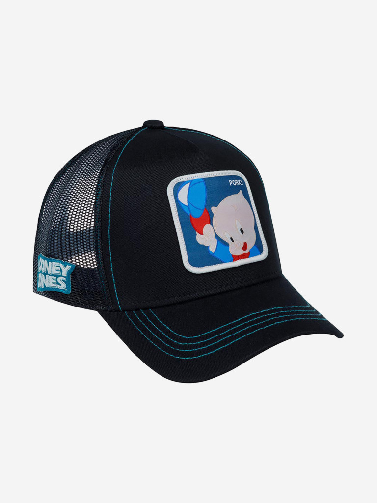Бейсболка с сеточкой CAPSLAB CL/LOO3/1/POR2 Looney Tunes Porky Pig (черный)