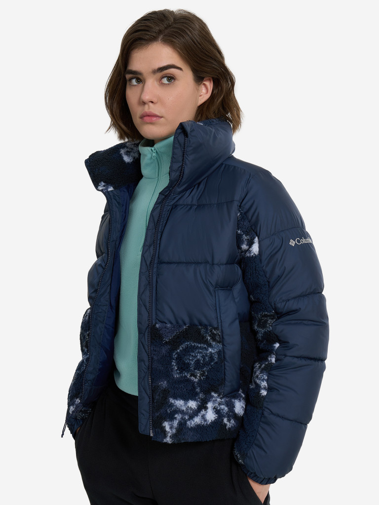 Куртка утепленная женская Columbia Leadbetter Point II Print Sherpa Hybrid