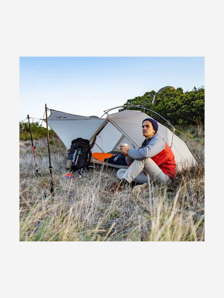 Палатка Naturehike VIK Si, 1-местная, алюминиевый каркас, снежная юбка, белая