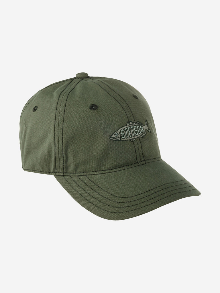 Бейсболка STETSON 7711143 BASEBALL CAP FISHING (оливковый)