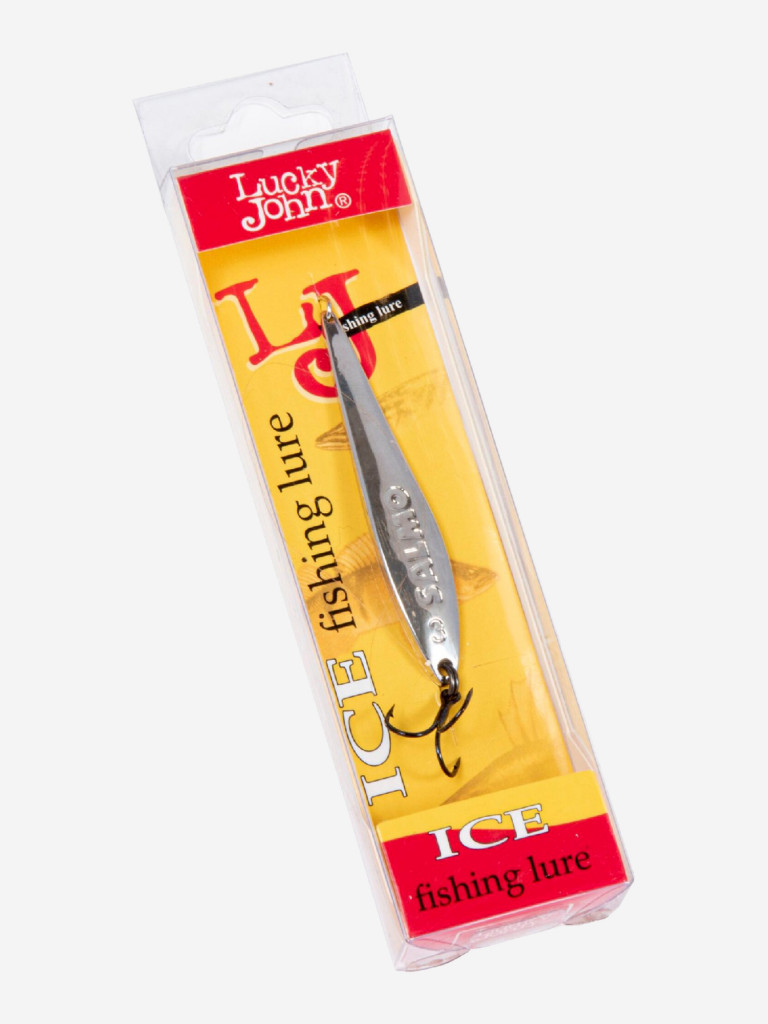 Блесна вертикальная зимняя Lucky John S-3 с тройником, вес 6 г