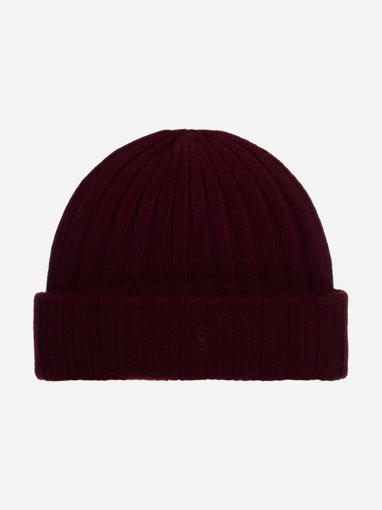 Шапка с отворотом STETSON 8539201 SURTH CASHMERE (малиновый)