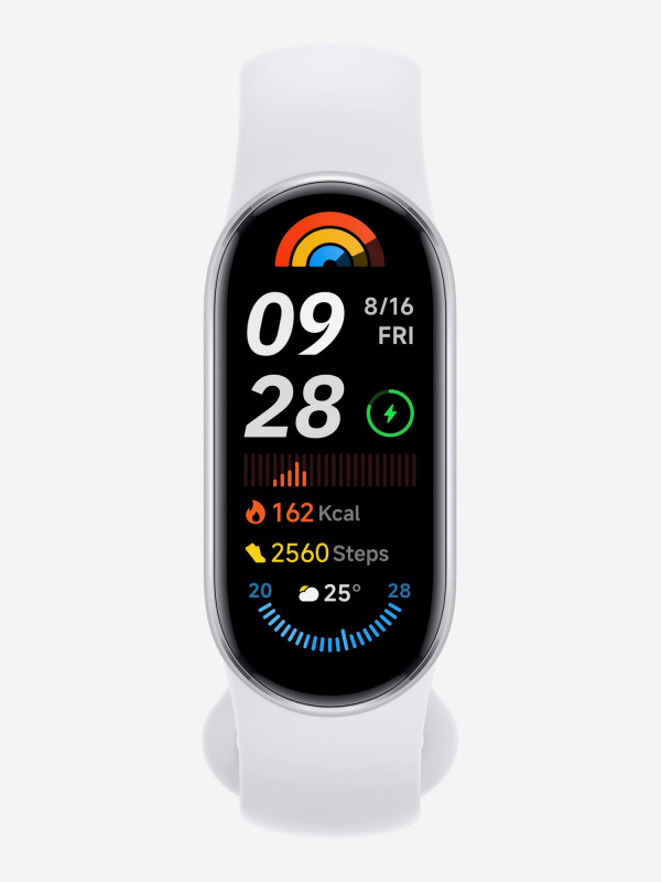 Фитнес-браслет Xiaomi Smart Band 9, серебряный серебряный цвет — купить за 3390 руб. со скидкой 15 %, отзывы в интернет-магазине Спортмастер