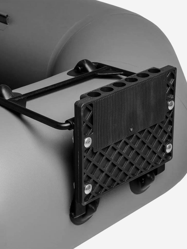 Лодка надувная для рыбалки Тонар Шкипер А280НТ надувное дно, навесной транец серый