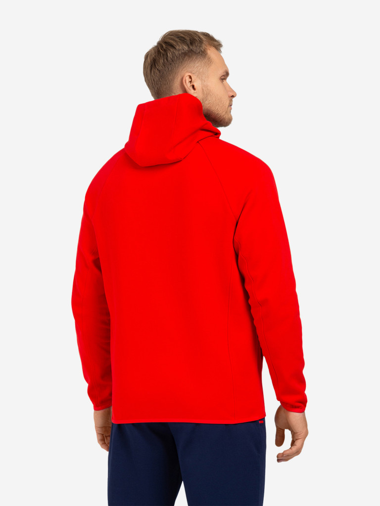 Худи на молнии Jogel NATIONAL Essential Hooded FZ Jacket, цвет красный