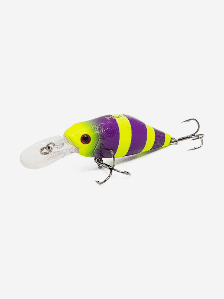 Воблер Mottomo DJ Crank 52F 8g Violet Chartreuse