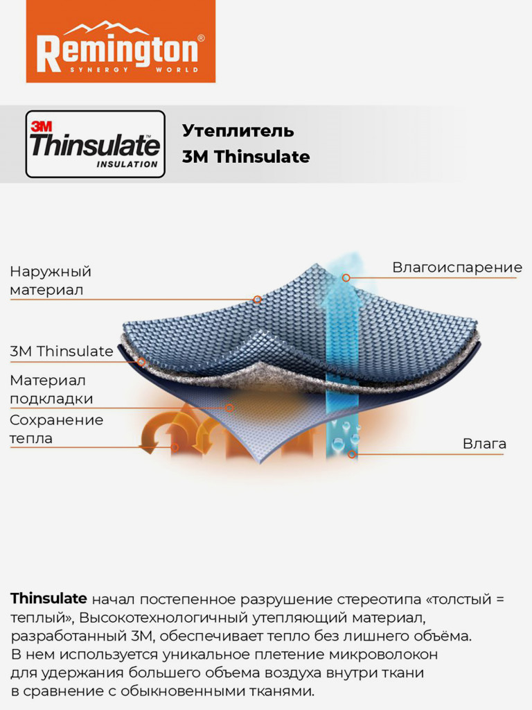 Ботинки Remington Speed Strike Black 200g thinsulate