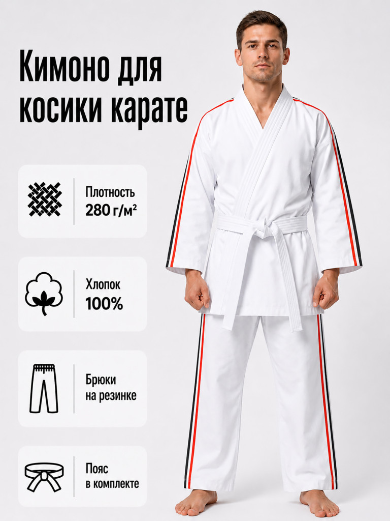 Кимоно для косики карате Стандарт Плюс, Символон