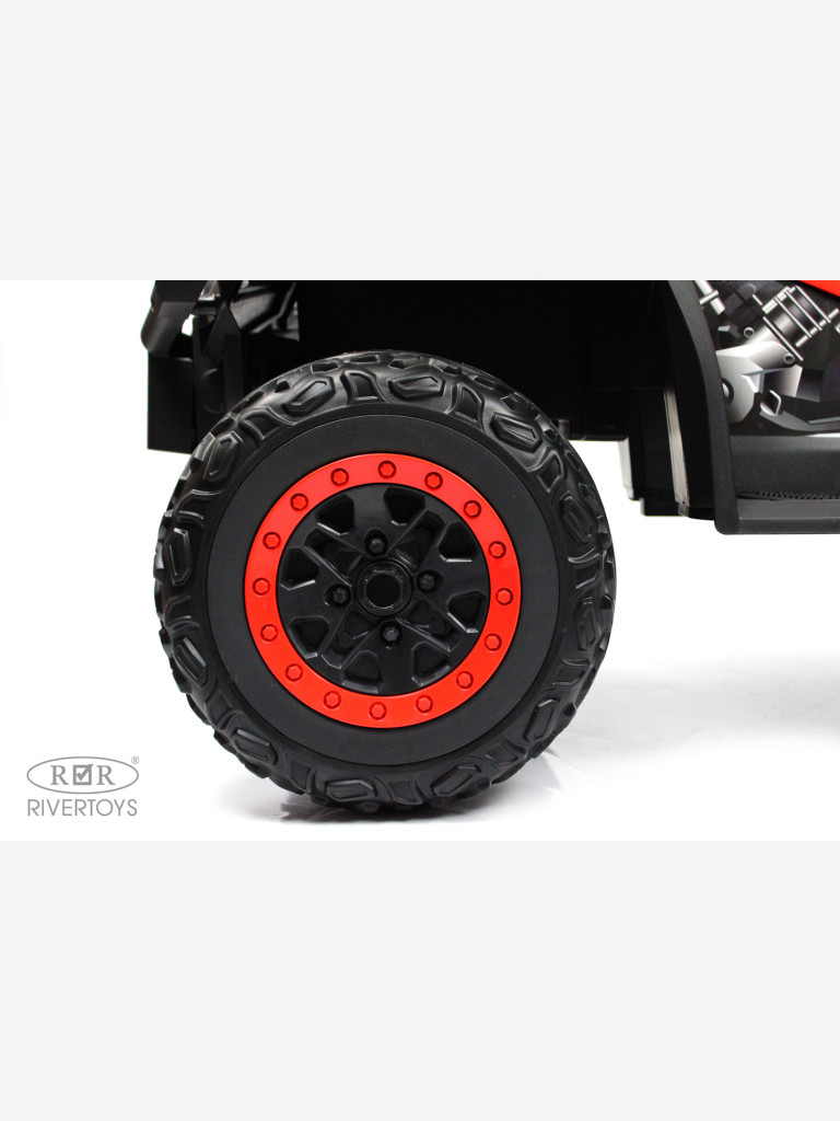Детский электроквадроцикл RIVERTOYS T001TT 4WD красный