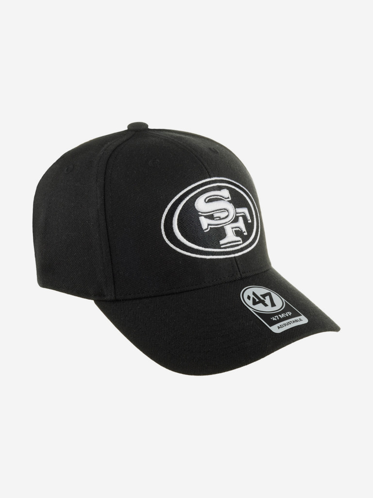 Бейсболка 47 BRAND F-MVP27WBV-BKW San Francisco 49ers NFL (черный)