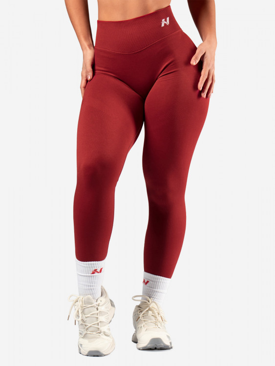 Легинсы женские NEBBIA High-Waist Push-Up Leggings POWER 888 Red