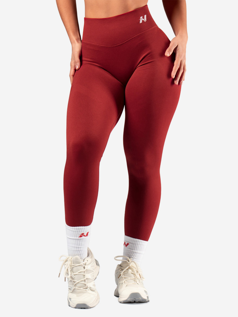 Легинсы женские NEBBIA High-Waist Push-Up Leggings POWER 888 Red