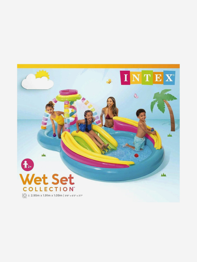 Игровой центр Intex 56137NP Радужная воронка, 2+ (295х191х109см)