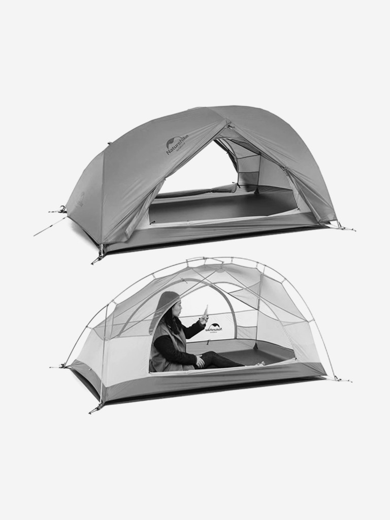Палатка 2-местная Naturehike Star-river нейлон 20D серая