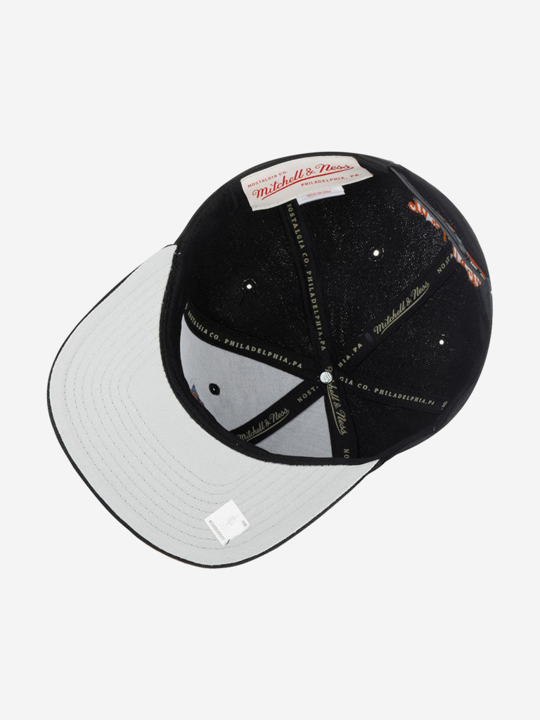 Бейсболка с прямым козырьком MITCHELL NESS 6HSSJS19078-NYKBLCK New York Knicks NBA