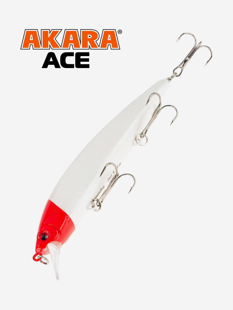 Воблер Akara Ace 130SP 22 гр. минноу, суспендер. твичинговый, на щуку, судака A1