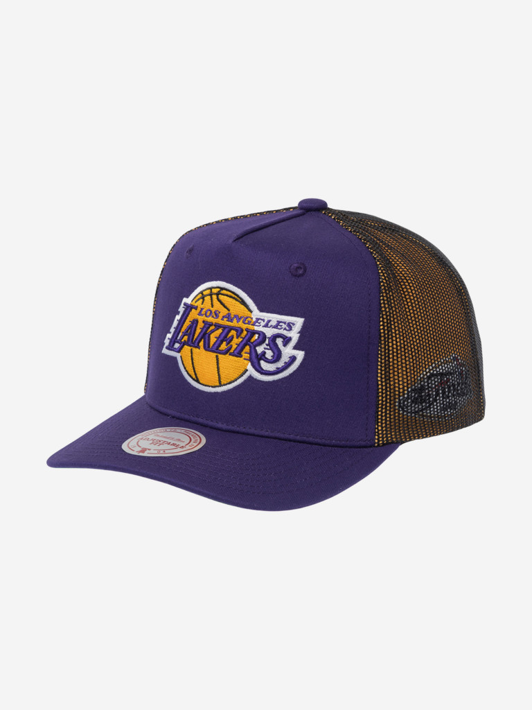 Бейсболка с сеточкой MITCHELL NESS HT11505-LALPURP Los Angeles Lakers NBA (фиолетовый)