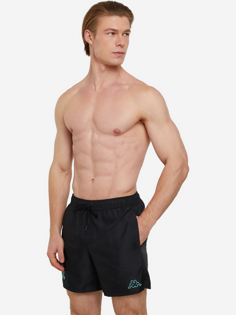 фото Шорты плавательные мужские kappa, черный