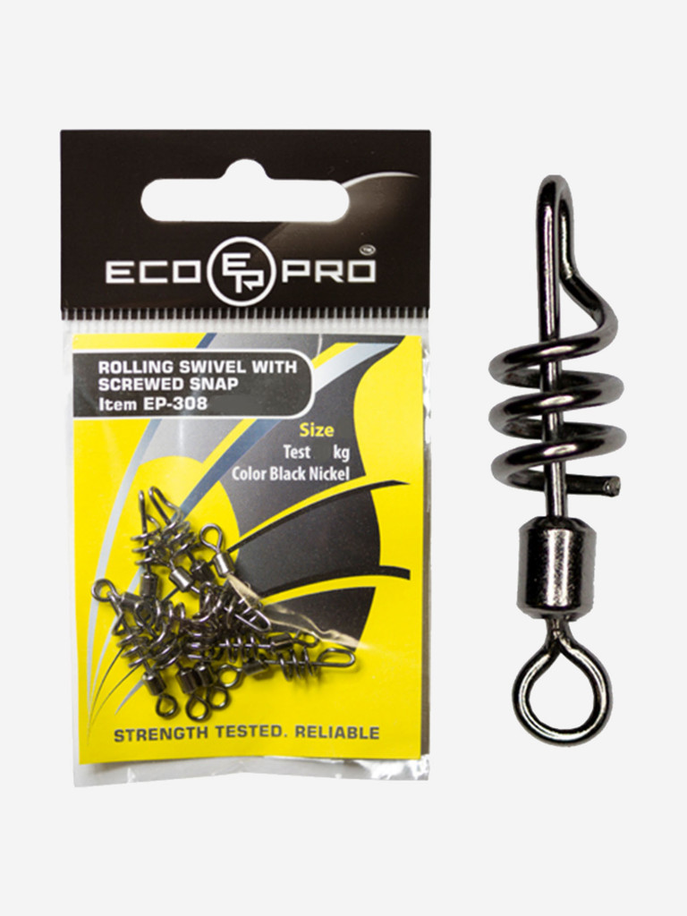 Вертлюг для рыбалки ECOPRO EP-308 ( 1упк. по 10шт.)