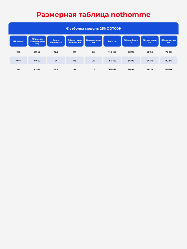 Футболка женская nothomme