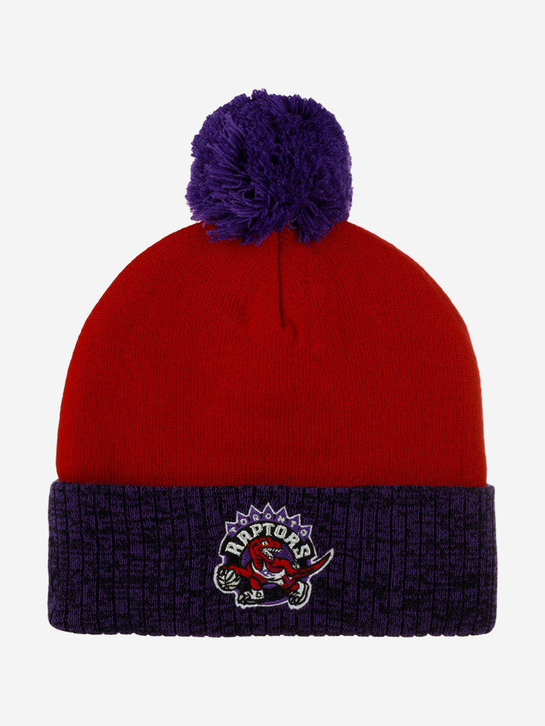 Шапка с помпоном MITCHELL NESS HPCK1052-TRAYYPPPRED1 Toronto Raptors NBA