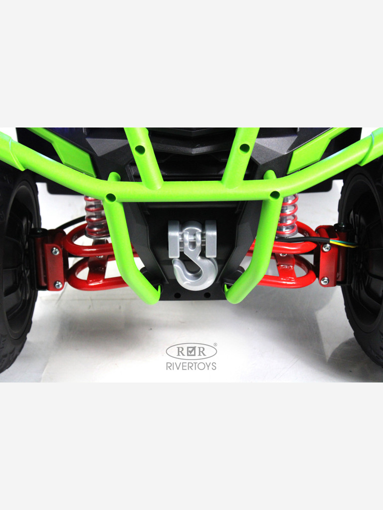 Детский электроквадроцикл RIVERTOYS Z111ZZ зеленый
