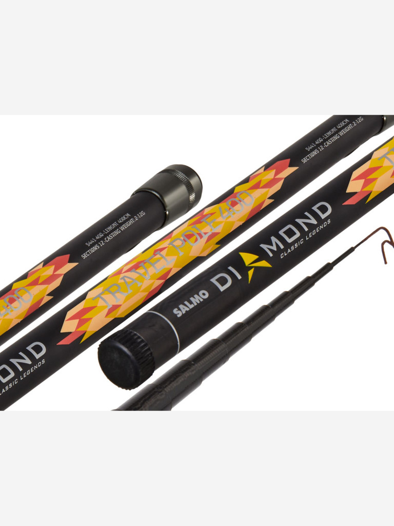 Удилище поплавочное без колец Salmo Diamond TRAVEL POLE 4.00